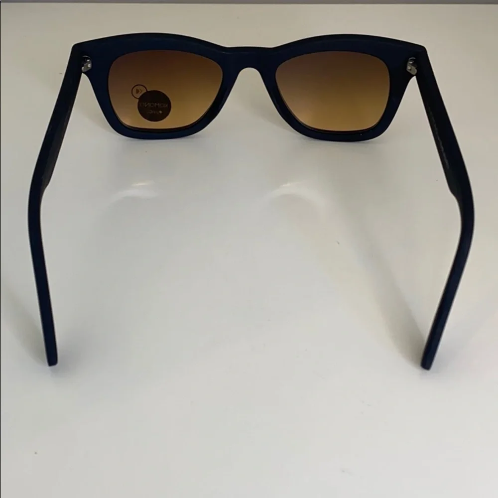 Komono New Allen Black Rubber Sunglasses NEW